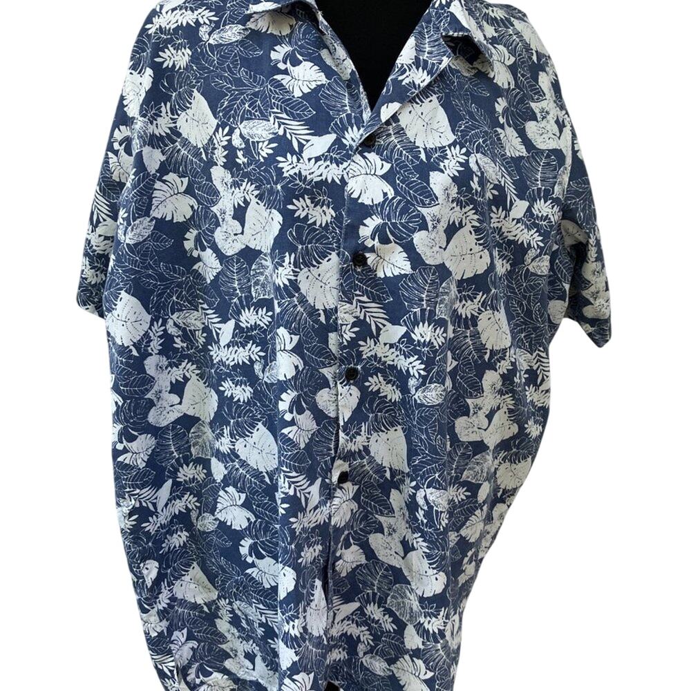 Hawaiian short sleeve tropical Shirt by Island Shirtworks Men's L